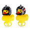 Yellow Duck Helmet Bicycle Bell Light Broken Wind Duck Toys Riding Cycling Horn