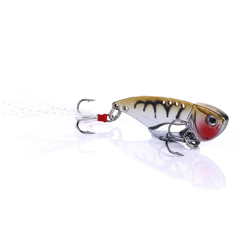 ZANLURE 5pcs/set 5.5cm 11g Quick Sinking Metal VIB Spoon Bait Bass Fishing Lure Artificial Bait Lure