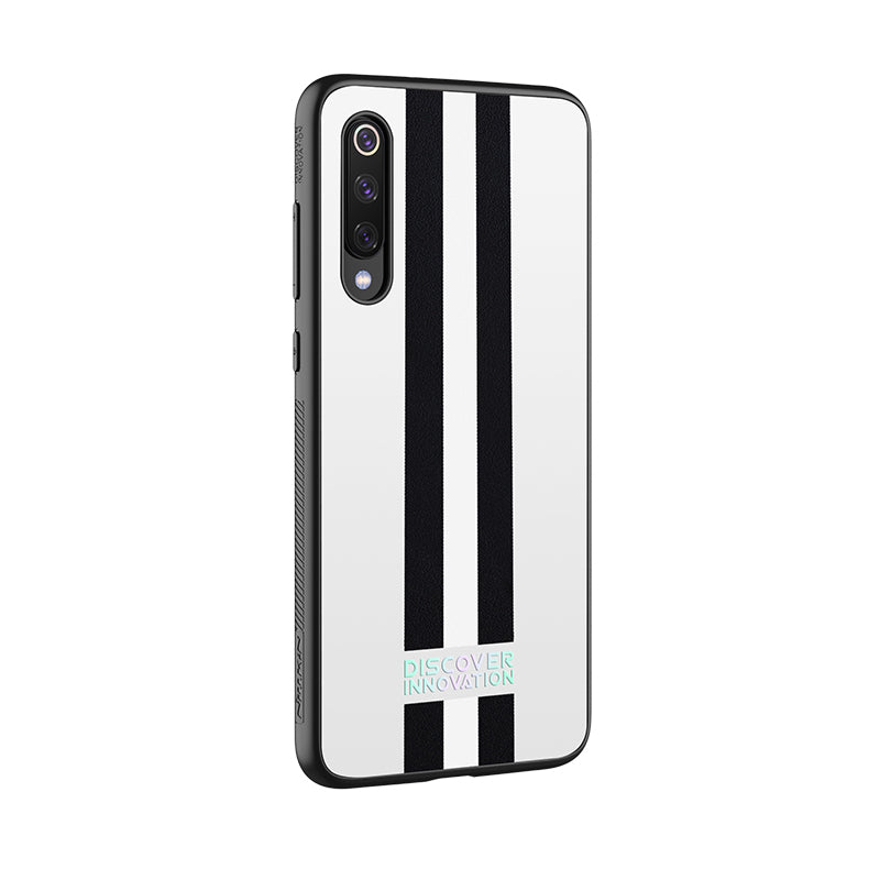 NILLKIN Reflective Stripe Shockproof Non-slip TPU Bumper Hard PC Protective Case for Xiaomi Mi 9 / Mi9 Transparent Edition