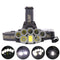 Xmund XD-HL4 T6+Q5 2000LM LED Waterproof Headlamp 18650 Battery USB Interface COB Flashlight Bike Cycling