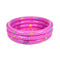 80CM 3 Ring Inflatable Round Swimming Pool Toddler Children Kids Outdoor Play Balls