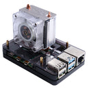Black/Transparent/RGB Colorful 5-Layer Acrylic Case + Super Heat Dissipation ICE-Tower CPU  V2.0 Cooling Fan Kit for Raspberry Pi 4B