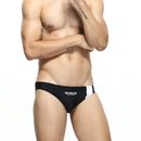 SEOBEAN S5191 Men Swimming Trunks Low Waist Sexy Bikini Swimming Pants Skin Comfortable