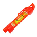 HACCURY Pen-shaped Horizontal Mini Rope Bubble Line Level Lanyard Level Meter Line Level Red Yellow