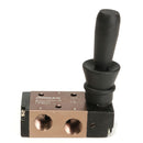 3 Way 2 Position 1/4 Inch Hand Lever Operated Pneumatic Valve Air Control 3H210-08