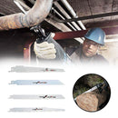10pcs 6TPI/8TPI/10TPI Reciprocating Saw Blades Wood Metal Cutter Blade