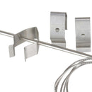 6 Pcs Universal Meat Grill Thermometer Probe Clip Holder For Ambient Temperature Readings Of BBQ Smoker Oven Grill Accessories