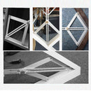 Aluminium Alloy Protractor Multi Angle Measurement Tool for Woodworking Flooring