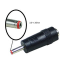 Power DC Jack Connector 5.5x2.1mm Female to 3.5x1.35mm Male Adapter