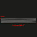10pcs 2mm Diameter 35cm 13.8inch Length Aluminium Welding Rods Wire Electrode