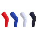 1Pcs Basketball Mountaineering Hot Pressing Honeycomb Knee Pad