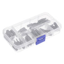 BROPPE 44Pcs S2 Screwdriver Bit Set Phillips Slotted Torx Hex Screwdriver Bits with Extension Rod 1/4 Inch Hex Shank