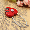 Creative Gift Idea Love Lock Personalised Engraved Padlock Heart Shaped Lock Decorations