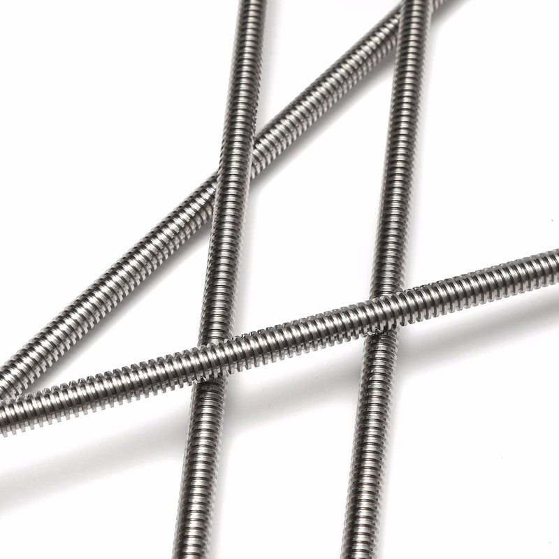 8mm 300/400/500/600mm Lead 2mm Stainless Steel Lead Screw + T8 Nut For CNC 3D Printer Reprap