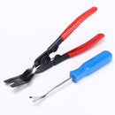 Car Door Card Panel Trim Upholstery Remover & Clip Removal Pliers Pry Tool Set