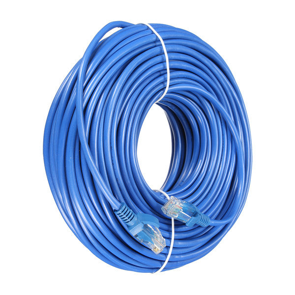 30m Blue Cat5 RJ45 Ethernet Cable For Cat5e Cat5 RJ45 Internet Network LAN Cable Connector