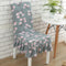 KCASA WX-PP5 Elegant Flower Elastic Stretch Chair Seat Cover With Skirt Hem Dining Room Home Wedding