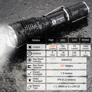 Lumintop TD15S L2 U2 1000LM 4Modes Tactical LED Flashlight 18650