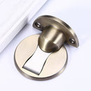 Heavy Duty Zinc Alloy Magnetic Door Stopper Hidden Floor Mount Door Catch Free Punching Door Holder w/ 3M Sticker