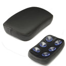 Motorcycle Rear Passenger Cushion 6 Suction Cups Pillion Seat Pad For Harley