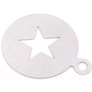 Coffee Spray Mold Decorating Stainless Steel Thick Coffee Making Mould Coffee Pattern Art Mold Tools