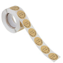 500PCS Kraft Paper Handmade With Love Sticker DIY Gifts Wrap Cookies Packaging Stickers