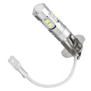 2Pcs H3 60W High Power 10 LED SMD 2835 White Fog Driving Light DRL DRL Bulb Lamp