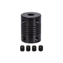 2Pcs 5x8mm Black Aluminium Stepper Motor Shaft Coupler for CNC 3D Printer Part