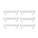 Kids Adults Silica Gel Shoelace Non-tying Sickle-shaped Elastic Fashion Sports