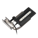 1.5W 8cm Adjustable 2835 LED Aquarium Fish Tank Super Slim Light Lamp Black