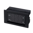 DC 300V 50A Digital Voltmeter Ammeter DC VOLT AMP Tester Gauge With Red and Green Led No Shunt With Back Cover 0.39 "LED