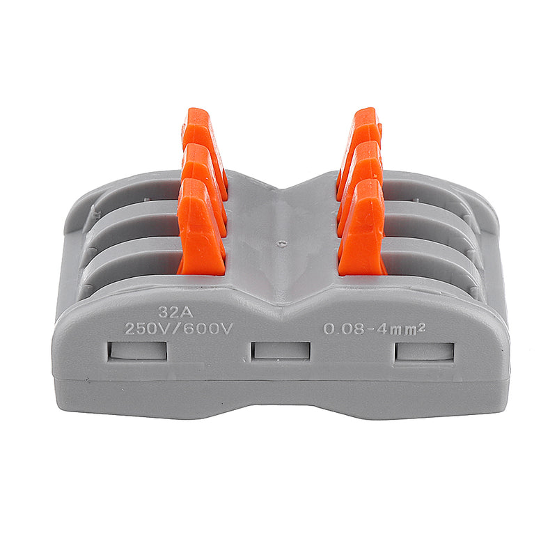 20Pcs 3Pin Wire Docking Connector Termainal Block Universal Quick Terminal Block SPL-3 Electric Cable Wire Connector Terminal 0.08-4.0mm