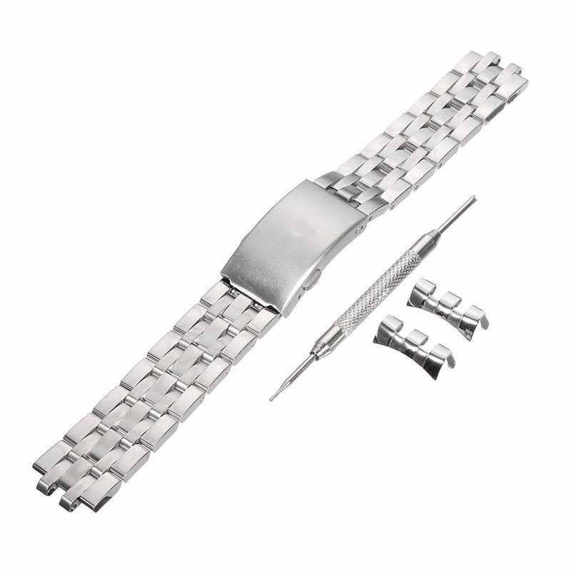 19mm Replacement Stainless Steel Watch Band With Screwdriver For Tissot PRC200 T17 T461 T014 T41
