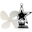 Heat Powered Stove Fan Wood Log Burner Fireplace Eco Friendly Fan Saving Ecofan