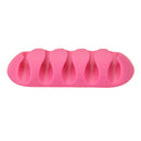 Bakeey 5-Channel TPR Sticky Earphone USB Cable Cord Winder Wrap Desktop Cable Organizer Wire Management Holder