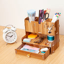 Creative Multifunctional Desk Gadgets Storage Box Rack Stationery Container Pencil Pen Holder Home/Office Desktop DIY Organizer