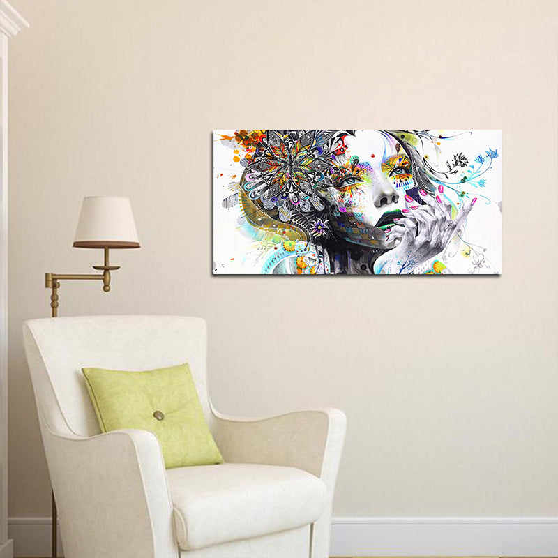 Miico Hand Painted Oil Paintings People Modern Paintings Wall Art For Home Decoration