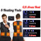 Dual ButtonElectric USB Down Vest Jacket Heated Jacket Adjust 8 heating Pads Hotplates Washable Winter Warm 3 Adjustment Temp
