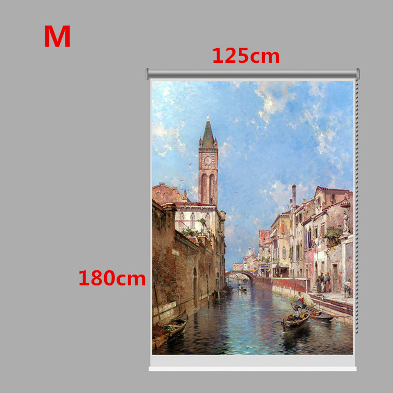 PAG Watertown Wall Decor Window Curtain Roller Shutters Print Painting Roller Blind Background