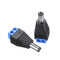 10Pcs CCTV Cameras 2.1mm x 5.5mm Male DC Power Plug Adapter Jack Adapter Connector Plug Socket CCTV Security Camera Surveillance LED