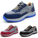 TENGOO Men's Safety Shoes Work Shoes Waterproof Non-Slip Steel Toe Running Hiking Sneakers