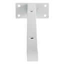 2pcs White Heavy Duty Industrial Iron Shelf Brackets Scaffold Board Floating Bracket
