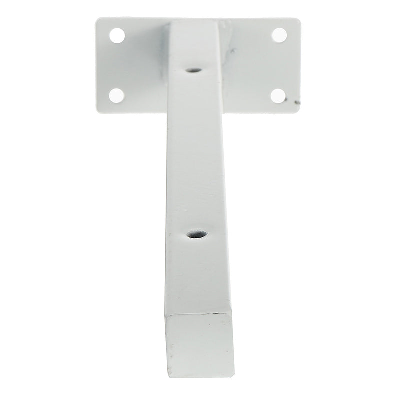2pcs White Heavy Duty Industrial Iron Shelf Brackets Scaffold Board Floating Bracket