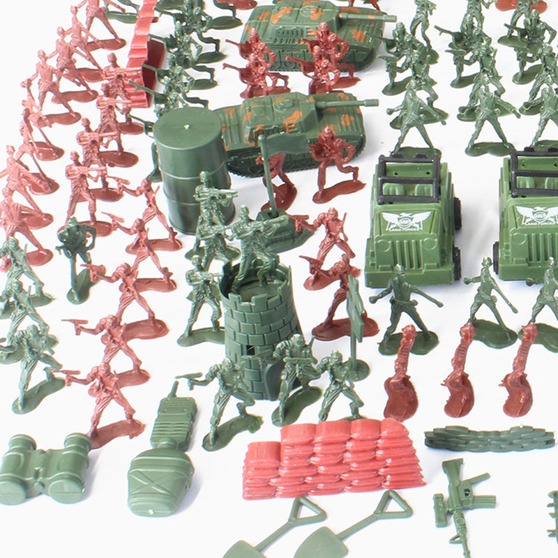 307pcs Soldiers Grenade T ank Aircraft Rocket Army Men Sand Scene Model Kids Toys