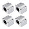 Anet 4Pcs 34*30*20mm SCS8UU Linear Ball Bearing Slide Block for 3D Printer