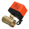 TMOK TK260 1/2" 3/4" 1" 1-1/4" Motorized Electric Brass Ball Valves 3 Wire AC 220V Full Port Valve