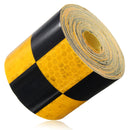 5m x 50mm Stripe Safety Reflective Self Adhesive Warning Tape Sticker
