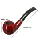 3 in 1 Wood Smoking Water Pipe Scraper Filter Disassembly Clean Stand Box Set