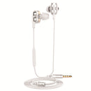 [Dual Dynamic Drivers] Langsdom D4C Heavy Bass Stereo Line Control Earphone Headphone With Mic