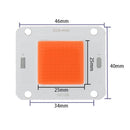 LUSTREON 20W 30W 50W Full Spectrum 380-840NM COB Plant Grow Light LED Chip DC30-40V